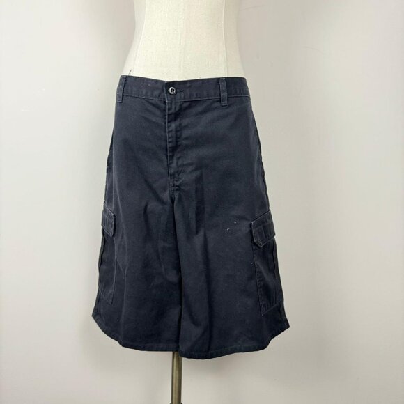 black cargo bermuda shorts - Picture 1 of 6